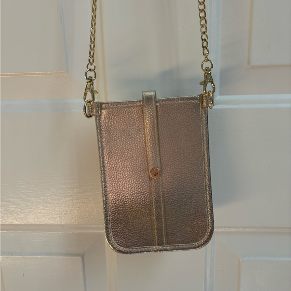Lilly Pulitzer Gold Crossbody Phone Wallet - Picture 6 of 6